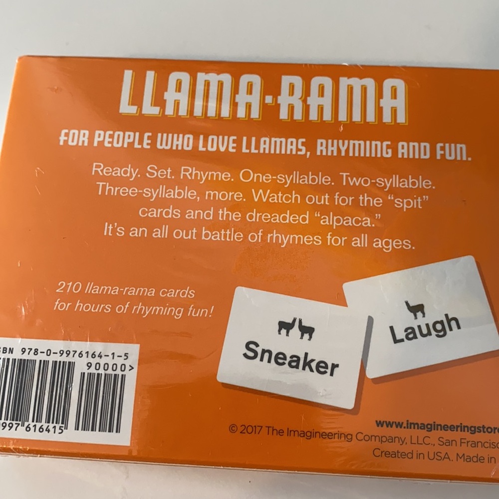 Llama Rama THE FAST-ACTION, FUN-FILLED RHYMING GAME - Picture 7 of 8